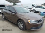 ✅ 2014 Volkswagen Jetta S • VIN: 3VW2K7AJXEM208424 • Lot: 42025181. Listed on IAAI with 81,092 mi. Free auction sales archive from the USA and detailed vehicle history report at DreamBid. Image 1.