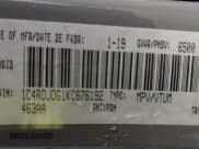 ✅ 2019 Dodge Durango GT • VIN: 1C4RDJDG1KC676192 • Lot: 41836912. Listed on IAAI with 105,240 mi. Free auction sales archive from the USA and detailed vehicle history report at DreamBid. Image 9.