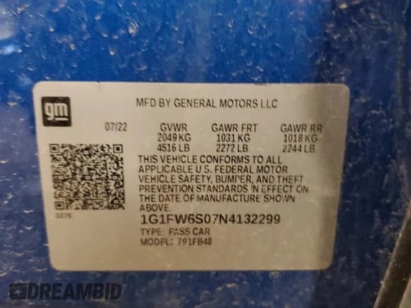 ✅ 2022 Chevrolet Bolt EV 1LT • VIN: 1G1FW6S07N4132299 • Lot: 48195915. Wystawiony na Copart z przebiegiem 48 590 mil. Bezpłatny archiwum sprzedaży aukcyjnych z USA i szczegółowy raport historii pojazdu na DreamBid. Zdjęcie 14.