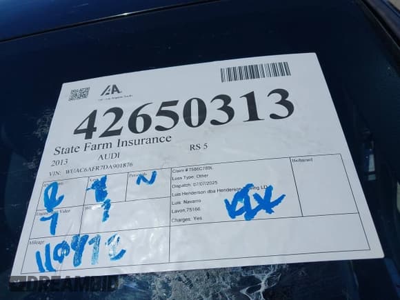 ✅ 2013 Audi RS 5 • VIN: WUAC6AFR7DA901876 • Lot: 42650313. Wystawiony na IAAI z przebiegiem 110 472 mil. Bezpłatny archiwum sprzedaży aukcyjnych z USA i szczegółowy raport historii pojazdu na DreamBid. Zdjęcie 18.