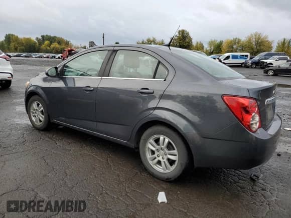 2012 Chevrolet Sonic LT with VIN 1G1JC5SB6C4218473, listed as a Copart auction lot 89089925 with 88,782 mi miles and Salvage title. Bid and sale history available at DreamBid. Image 2.