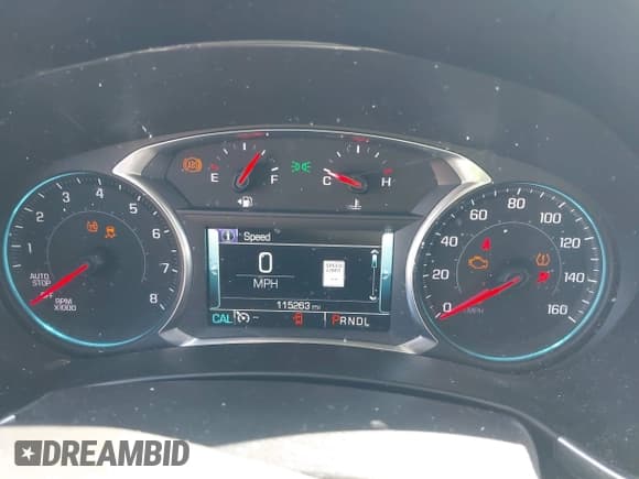 ✅ 2018 Chevrolet Equinox Premier • VIN: 2GNAXMEV2J6121057 • Lot: 43601678. Listed on IAAI with 115,263 mi. Free auction sales archive from the USA and detailed vehicle history report at DreamBid. Image 7.