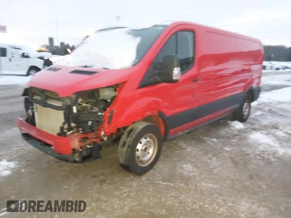 ✅ 2019 Ford Transit Cargo • VIN: 1FTYR2YM2KKB79435 • Lot: 43800914. Listed on IAAI with 53,159 mi. Free auction sales archive from the USA and detailed vehicle history report at DreamBid. Image 17.