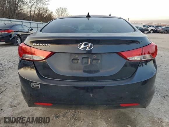 ✅ 2013 Hyundai Elantra GLS • VIN: 5NPDH4AE1DH383404 • Lot: 95473635. Listed on Copart with 187,406 mi. Free auction sales archive from the USA and detailed vehicle history report at DreamBid. Image 6.