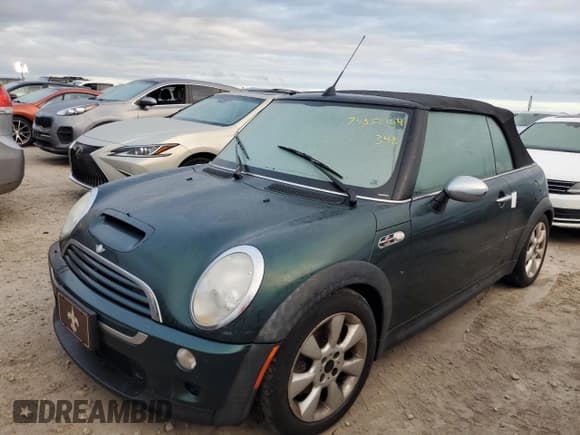 ✅ 2006 MINI Convertible S • VIN: WMWRH335X6TF87758 • Лот: 74358164. Опубликован ранее на Copart с пробегом Не указан. Бесплатный доступ к архиву аукционных продаж из США и подробный отчёт об истории автомобиля на DreamBid. Изображение 1.