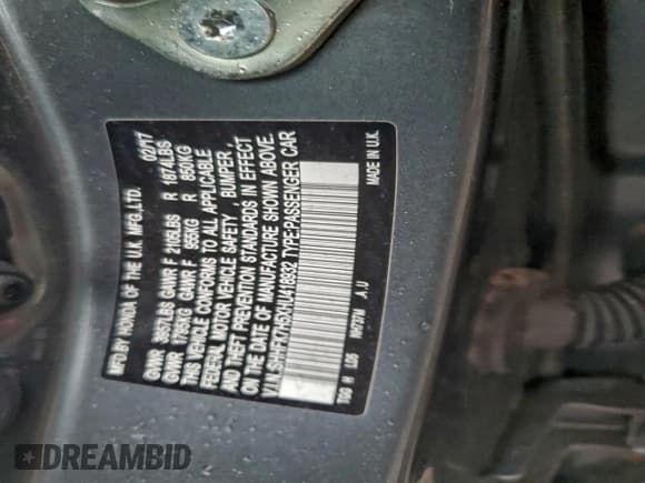 ✅ 2017 Honda Civic EX • VIN: SHHFK7H5XHU418932 • Lot: 92673325. Wystawiony na Copart z przebiegiem 88 595 mil. Bezpłatny archiwum sprzedaży aukcyjnych z USA i szczegółowy raport historii pojazdu na DreamBid. Zdjęcie 12.