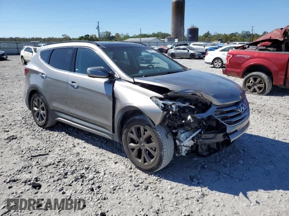 ✅ 2017 Hyundai Santa Fe Ultimate • VIN: 5XYZW4LA8HG407832 • Лот: 86699155. Опубликован ранее на Copart с пробегом 82 780 миль. Бесплатный доступ к архиву аукционных продаж из США и подробный отчёт об истории автомобиля на DreamBid. Изображение 4.