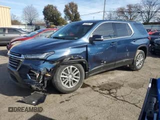 ✅ 2022 Chevrolet Traverse LT Cloth • VIN: 1GNERGKW5NJ195561 • Lot: 92236675. Listed on Copart with 33,490 mi. Free auction sales archive from the USA and detailed vehicle history report at DreamBid. Image 1.