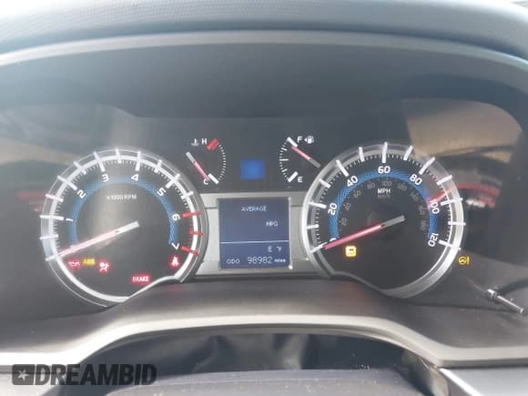 ✅ 2016 Toyota 4Runner SR5 • VIN: JTEZU5JR2G5145605 • Lot: 42852232. Listed on IAAI with 98,982 mi. Free auction sales archive from the USA and detailed vehicle history report at DreamBid. Image 7.