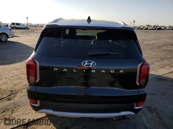 2021 Hyundai Palisade SEL with VIN KM8R44HE1MU318691, listed as a Copart auction lot 66522444 with 61,996 mi miles and Salvage title. Bid and sale history available at DreamBid. Image 6.