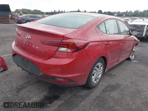 ✅ 2019 Hyundai Elantra SE • VIN: KMHD74LF7KU840952 • Lot: 43149729. Listed on IAAI with 43,435 mi. Free auction sales archive from the USA and detailed vehicle history report at DreamBid. Image 4.