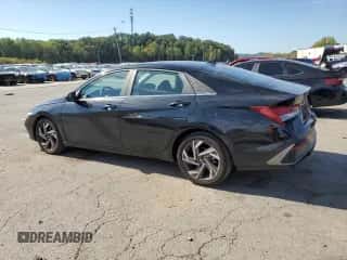 2024 Hyundai Elantra SEL with VIN KMHLS4DG6RU696709, listed as a Copart auction lot 84183705 with 26,996 mi miles and Salvage title. Bid and sale history available at DreamBid. Image 2.