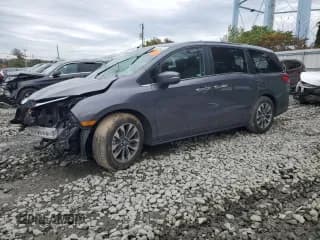 ✅ 2024 Honda Odyssey EX-L • VIN: 5FNRL6H65RB009270 • Lot: 86682875. Listed on Copart with Not provided. Free auction sales archive from the USA and detailed vehicle history report at DreamBid. Image 1.