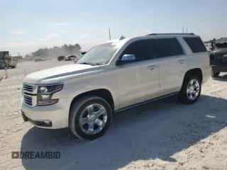 2015 Chevrolet Tahoe LTZ с VIN 1GNSCCKC9FR706761, выставлен на аукционе Copart как лот 86709605 с пробегом 181 421 миль миль и Списание • Salvage title. История ставок и продаж доступна на DreamBid. Изображение 1.