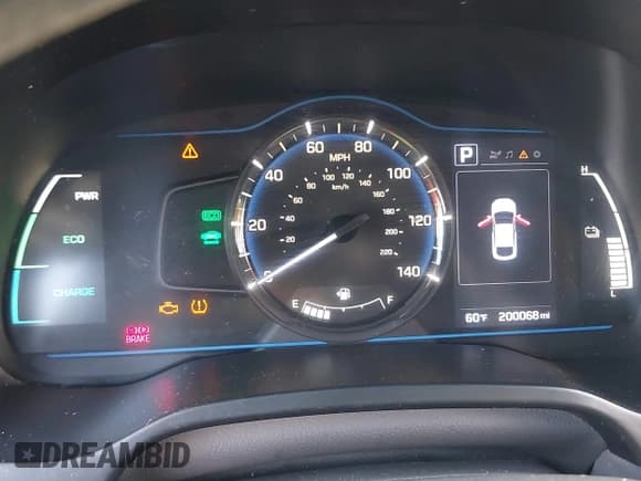 ✅ 2019 Hyundai Ioniq Blue • VIN: KMHC65LC0KU165343 • Lot: 41425456. Wystawiony na IAAI z przebiegiem 200 068 mil. Bezpłatny archiwum sprzedaży aukcyjnych z USA i szczegółowy raport historii pojazdu na DreamBid. Zdjęcie 7.