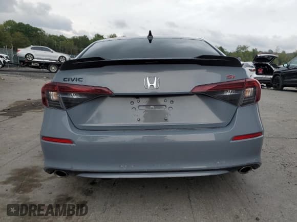 ✅ 2026 Honda Civic Si • VIN: 2HGFE1E55TH471634 • Lot: 81761545. Listed on Copart with Not provided. Free auction sales archive from the USA and detailed vehicle history report at DreamBid. Image 6.