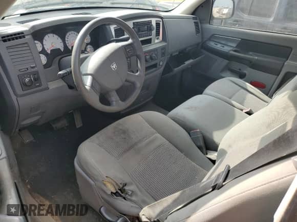 2007 Dodge 1500 SLT with VIN 1D7HU16247J610712, listed as a Copart auction lot 58088925 with Not provided miles and Salvage title. Bid and sale history available at DreamBid. Image 8.