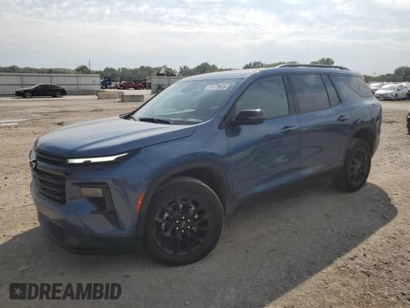2025 Chevrolet Traverse AWD LT with VIN 1GNEVGRSXSJ131428, listed as a Copart auction lot 71471925 with 16,214 mi miles and Salvage title. Bid and sale history available at DreamBid. Image 1.