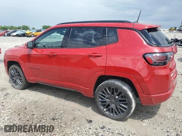 ✅ 2023 Jeep Compass (RED) Edition • VIN: 3C4NJDCN7PT500848 • Lot: 54476355. Listed on Copart with 25,123 mi. Free auction sales archive from the USA and detailed vehicle history report at DreamBid. Image 2.