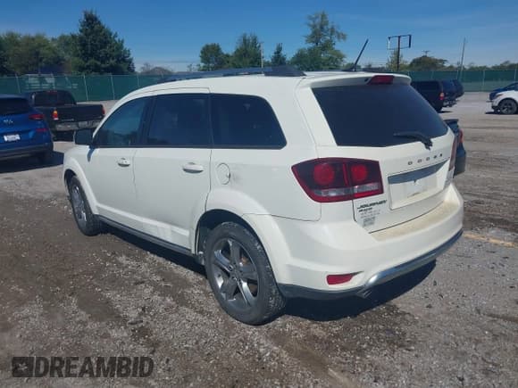 ✅ 2017 Dodge Journey Crossroad Plus • VIN: 3C4PDDGG8HT627167 • Лот: 43397252. Опубликован ранее на IAAI с пробегом 122 483 миль. Бесплатный доступ к архиву аукционных продаж из США и подробный отчёт об истории автомобиля на DreamBid. Изображение 3.