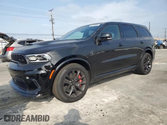 ✅ 2024 Dodge Durango SRT Hellcat Premium • VIN: 1C4SDJH98RC205129 • Лот: 58719545. Опубликован ранее на Copart с пробегом 5 984 миль. Бесплатный доступ к архиву аукционных продаж из США и подробный отчёт об истории автомобиля на DreamBid. Изображение 1.