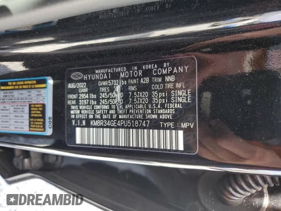 ✅ 2023 Hyundai Palisade XRT • VIN: KM8R34GE4PU518747 • Лот: 78570294. Опубликован ранее на Copart с пробегом 50 899 миль. Бесплатный доступ к архиву аукционных продаж из США и подробный отчёт об истории автомобиля на DreamBid. Изображение 16.