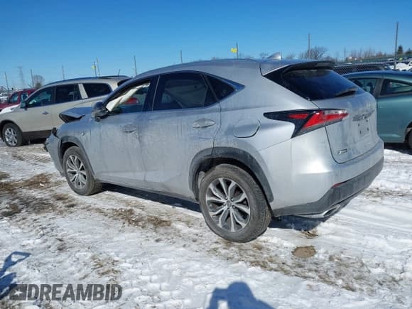 ✅ 2017 Lexus NX 200t • VIN: JTJBARBZ0H2125289 • Lot: 41632911. Listed on IAAI with 91,203 mi. Free auction sales archive from the USA and detailed vehicle history report at DreamBid. Image 3.