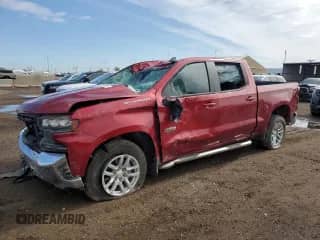 2022 Chevrolet Silverado 1500 LT with VIN 3GCPWCED1NG174284, listed as a Copart auction lot 55231345 with 65,272 mi miles and Salvage title. Bid and sale history available at DreamBid. Image 1.