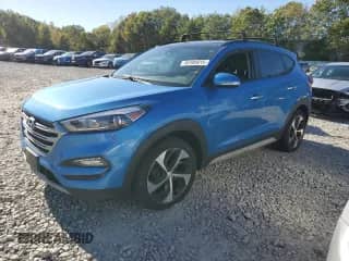 2018 Hyundai Tucson Limited z VIN KM8J3CA20JU647596, wystawiony jako Copart lot #82386015 z przebiegiem 103 329 mil mil oraz Czysty tytuł • Clean title. Historia ofert i sprzedaży dostępna na DreamBid. Obrazek 1.