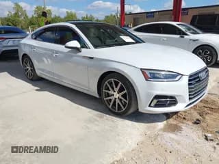 ✅ 2018 Audi A5 Sportback Premium Plus • VIN: WAUBNCF52JA082174 • Lot: 43748609. Listed on IAAI with 48,247 mi. Free auction sales archive from the USA and detailed vehicle history report at DreamBid. Image 1.