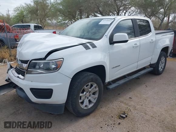 ✅ 2020 Chevrolet Colorado 2WD LT • VIN: 1GCGSCEN0L1124654 • Lot: 42248002. Listed on IAAI with 76,223 mi. Free auction sales archive from the USA and detailed vehicle history report at DreamBid. Image 2.