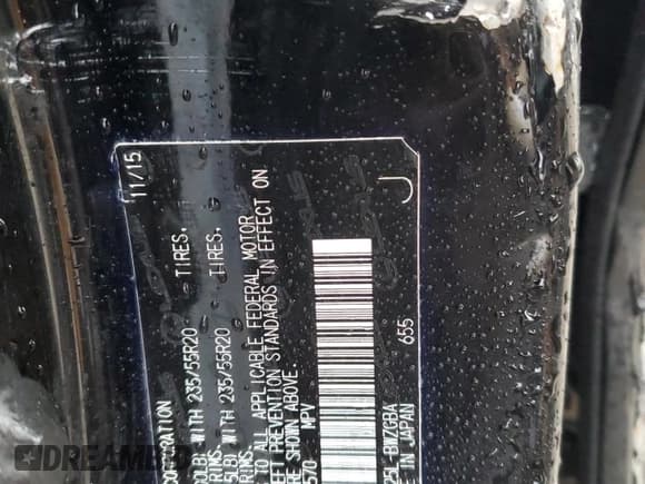 ✅ 2016 Lexus RX 350 • VIN: JTJBZMCA8G2002570 • Lot: 44584935. Listed on Copart with Not provided. Free auction sales archive from the USA and detailed vehicle history report at DreamBid. Image 14.