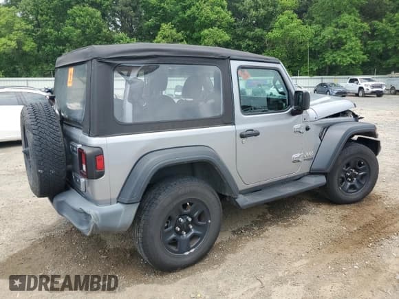 ✅ 2021 Jeep Wrangler Sport • VIN: 1C4GJXAN9MW541839 • Lot: 57099545. Listed on Copart with 61,130 mi. Free auction sales archive from the USA and detailed vehicle history report at DreamBid. Image 3.