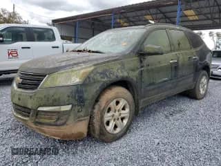 2015 Chevrolet Traverse LS z VIN 1GNKRFKD6FJ197476, wystawiony jako Copart lot #90977255 z przebiegiem 171 403 mil mil oraz Czysty tytuł • Clean title. Historia ofert i sprzedaży dostępna na DreamBid. Obrazek 1.