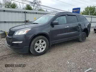 2017 Chevrolet Traverse LS z VIN 1GNKRFKD4HJ153530, wystawiony jako Copart lot #48309145 z przebiegiem 118 875 mil mil oraz Szkoda całkowita • Salvage title. Historia ofert i sprzedaży dostępna na DreamBid. Obrazek 1.