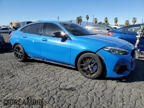 ✅ 2021 BMW 2 Series M235i xDrive • VIN: WBA13AL01M7G69632 • Lot: 41466755. Listed on Copart with 38,071 mi. Free auction sales archive from the USA and detailed vehicle history report at DreamBid. Image 4.