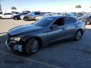 ✅ 2020 Infiniti Q50 Pure • VIN: JN1EV7AP5LM208550 • Lot: 55672065. Listed on Copart with 75,138 mi. Free auction sales archive from the USA and detailed vehicle history report at DreamBid. Image 1.