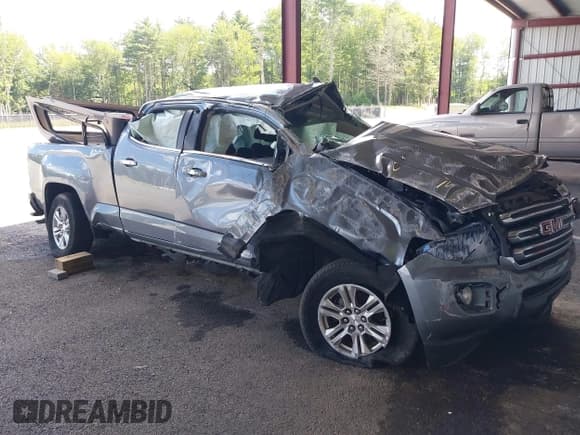 ✅ 2019 GMC Canyon 4WD SLE • VIN: 1GTG6CEN5K1101096 • Lot: 42723441. Listed on IAAI with Not provided. Free auction sales archive from the USA and detailed vehicle history report at DreamBid. Image 1.