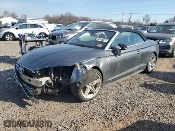 ✅ 2018 Audi S5 Premium Plus • VIN: WAUY4GF59JN009025 • Лот: 46518225. Опубликован ранее на Copart с пробегом 70 377 миль. Бесплатный доступ к архиву аукционных продаж из США и подробный отчёт об истории автомобиля на DreamBid. Изображение 1.