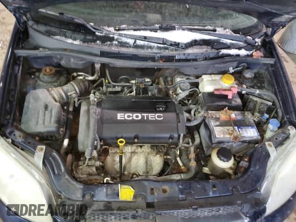 2009 Chevrolet Aveo z VIN 3G1TV55E29L125011, wystawiony jako Copart lot #43053005 z przebiegiem 133 559 mil mil oraz Czysty tytuł • Clean title. Historia ofert i sprzedaży dostępna na DreamBid. Obrazek 11.