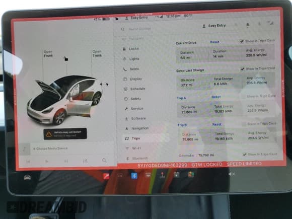 ✅ 2021 Tesla Model Y Standard Range • VIN: 5YJYGDED9MF163299 • Lot: 80437915. Wystawiony na Copart z przebiegiem 79 790 mil. Bezpłatny archiwum sprzedaży aukcyjnych z USA i szczegółowy raport historii pojazdu na DreamBid. Zdjęcie 9.