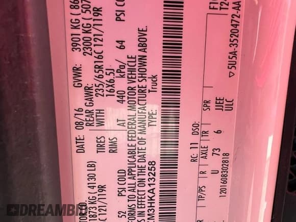 ✅ 2017 Ford Transit • VIN: 1FTYE1ZM3HKA13258 • Lot: 85299445. Wystawiony na Copart z przebiegiem 213 530 mil. Bezpłatny archiwum sprzedaży aukcyjnych z USA i szczegółowy raport historii pojazdu na DreamBid. Zdjęcie 10.