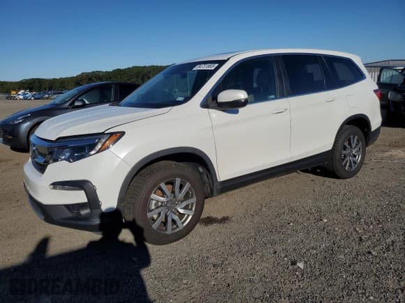 ✅ 2021 Honda Pilot EX-L • VIN: 5FNYF6H55MB061615 • Lot: 84731665. Listed on Copart with 80,257 mi. Free auction sales archive from the USA and detailed vehicle history report at DreamBid. Image 1.