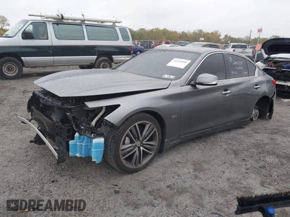 ✅ 2017 Infiniti Q50 Premium • VIN: JN1EV7AP2HM732438 • Lot: 43392000. Listed on IAAI with 72,988 mi. Free auction sales archive from the USA and detailed vehicle history report at DreamBid. Image 2.