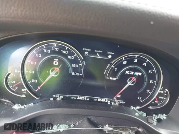 ✅ 2020 BMW X3 M Competition • VIN: 5YMTS0C0XLLA58018 • Lot: 43507695. Listed on IAAI with 34,214 mi. Free auction sales archive from the USA and detailed vehicle history report at DreamBid. Image 7.