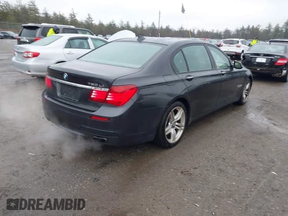 ✅ 2013 BMW 7 Series 750Li xDrive • VIN: WBAYF8C56DD140816 • Lot: 41709920. Listed on IAAI with 157,842 mi. Free auction sales archive from the USA and detailed vehicle history report at DreamBid. Image 4.