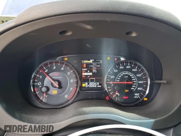 ✅ 2020 Subaru WRX STI • VIN: JF1VA2E62L9802034 • Lot: 86800725. Listed on Copart with 72,262 mi. Free auction sales archive from the USA and detailed vehicle history report at DreamBid. Image 9.