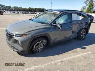 2024 Hyundai Tucson Limited with VIN 5NMJE3DE3RH313151, listed as a Copart auction lot 86605105 with 20,344 mi miles and Salvage title. Bid and sale history available at DreamBid. Image 1.