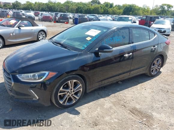 ✅ 2017 Hyundai Elantra SE • VIN: 5NPD84LF2HH035817 • Lot: 43223827. Listed on IAAI with 76,883 mi. Free auction sales archive from the USA and detailed vehicle history report at DreamBid. Image 2.