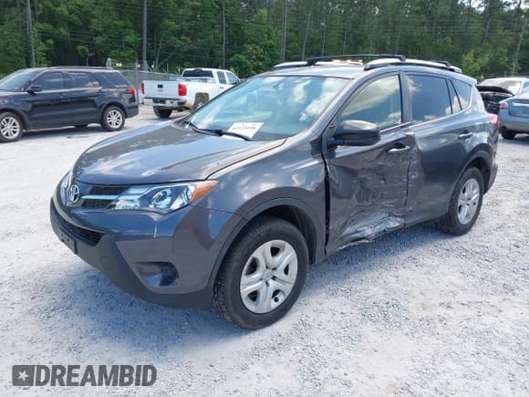 ✅ 2014 Toyota RAV4 LE • VIN: JTMZFREV0EJ021172 • Lot: 42123498. Listed on IAAI with 63,846 mi. Free auction sales archive from the USA and detailed vehicle history report at DreamBid. Image 2.